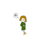 女の子の日常会話。1（個別スタンプ：34）