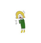 女の子の日常会話。1（個別スタンプ：36）