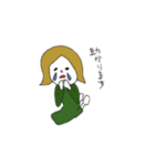 女の子の日常会話。1（個別スタンプ：37）