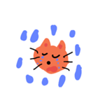 Orange cat1（個別スタンプ：4）