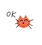 Orange cat1（個別スタンプ：6）