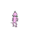 Cute Peach character（個別スタンプ：7）