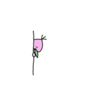 Cute Peach character（個別スタンプ：8）