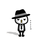 黒いハットの白いヤツ 2（個別スタンプ：29）