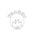リアクションボブガール（個別スタンプ：1）