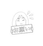 リアクションボブガール（個別スタンプ：6）