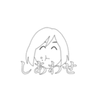 リアクションボブガール（個別スタンプ：10）