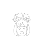 リアクションボブガール（個別スタンプ：12）