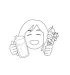リアクションボブガール（個別スタンプ：16）
