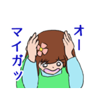 フラワーショップの華ちゃん（個別スタンプ：7）