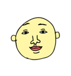 絶妙な顔（個別スタンプ：3）