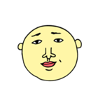 絶妙な顔（個別スタンプ：4）