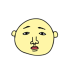 絶妙な顔（個別スタンプ：6）