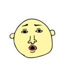 絶妙な顔（個別スタンプ：7）
