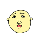 絶妙な顔（個別スタンプ：9）