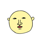 絶妙な顔（個別スタンプ：17）