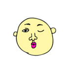 絶妙な顔（個別スタンプ：24）