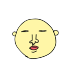 絶妙な顔（個別スタンプ：25）