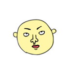 絶妙な顔（個別スタンプ：27）