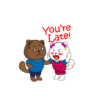 Vanilla ＆ Choco (Animated)（個別スタンプ：8）