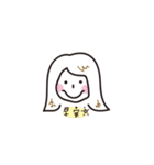 Bow zi girl（個別スタンプ：12）
