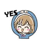 The daily life of office girl and boy（個別スタンプ：2）