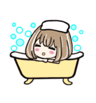 The daily life of office girl and boy（個別スタンプ：32）