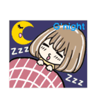 The daily life of office girl and boy（個別スタンプ：34）