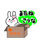 さりなさんが使ううさぎスタンプ（個別スタンプ：39）