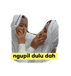 temen temen ku ngakak so hard（個別スタンプ：16）