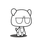 目つきの悪いパンダ（個別スタンプ：36）