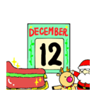 サンタとトナカイ～クリスマスカレンダー～（個別スタンプ：16）