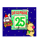 サンタとトナカイ～クリスマスカレンダー～（個別スタンプ：29）