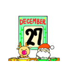 サンタとトナカイ～クリスマスカレンダー～（個別スタンプ：31）