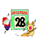 サンタとトナカイ～クリスマスカレンダー～（個別スタンプ：32）