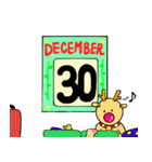 サンタとトナカイ～クリスマスカレンダー～（個別スタンプ：34）