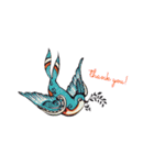 Tattoo 水彩画（個別スタンプ：1）