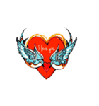 Tattoo 水彩画（個別スタンプ：2）