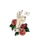Tattoo 水彩画（個別スタンプ：3）