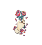 Tattoo 水彩画（個別スタンプ：4）