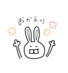 ウサギ（出っ歯）（個別スタンプ：15）