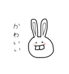 ウサギ（出っ歯）（個別スタンプ：22）