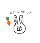 ウサギ（出っ歯）（個別スタンプ：27）