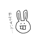 ウサギ（出っ歯）（個別スタンプ：36）