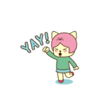 Mimi, Taro ＆ Coco: Hello！（個別スタンプ：3）