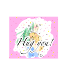 momokowizardのガールズイラストスタンプ（個別スタンプ：4）