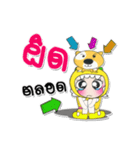 Hi！！ My name is MaNa..^_^（個別スタンプ：13）