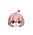 Big face girl_01（個別スタンプ：2）