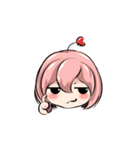 Big face girl_01（個別スタンプ：4）