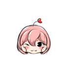 Big face girl_01（個別スタンプ：6）